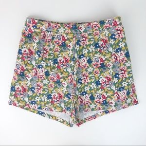 KIMCHI BLUE high-waisted multi floral short 0